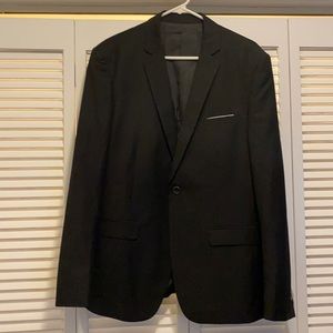 MY'S Men's 3 Piece Slim Fit Suit Set, One Button Solid Jacket Vest Pants